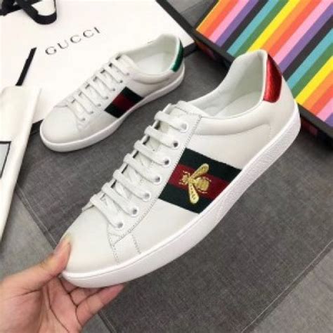 gucci ace leather sneakers replica|gucci ace sneakers men discounted.